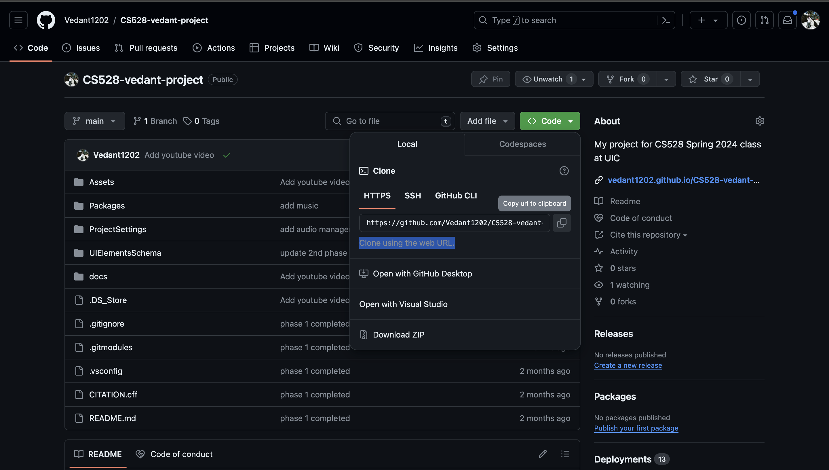 github repo clone